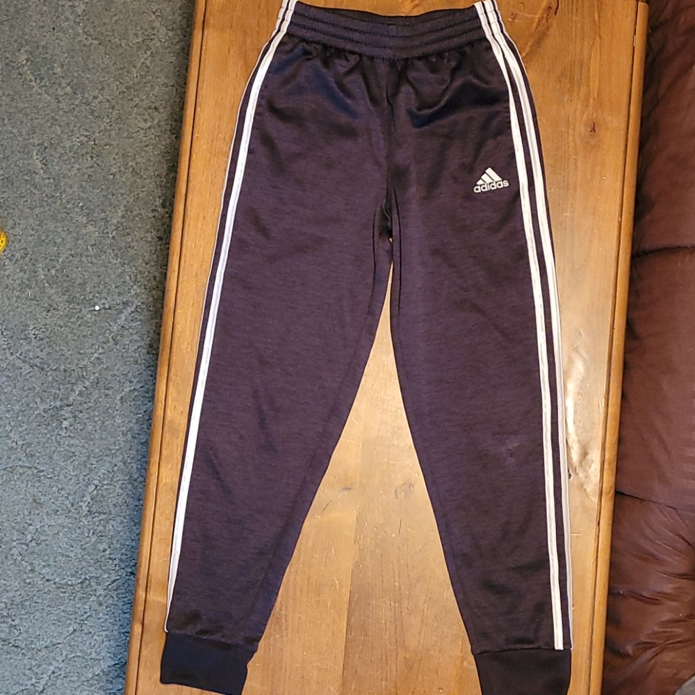Adidas Boys M 10-12 Black Sweatpants